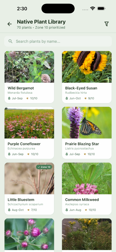 Native Plant Library